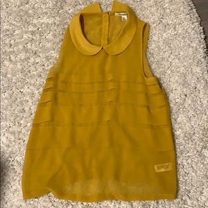 Yellow Sheer Tanktop